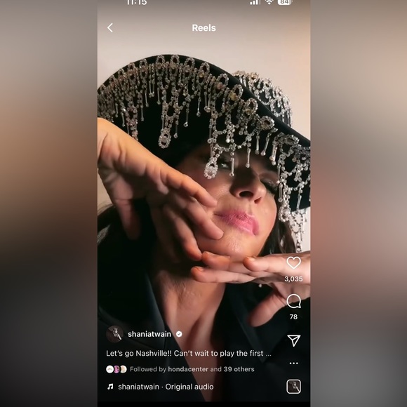 Accessories | Shania Twain Rhinestone Cowgirl Hat | Poshmark